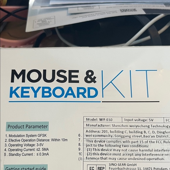 Pink Wireless Keyboard and Mouse Kit - Picture 7 of 11